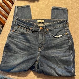 Madewell Curvy high rise skinny jeans
